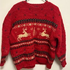 Wool winter sweater